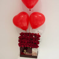 Love Balloon Rose Box